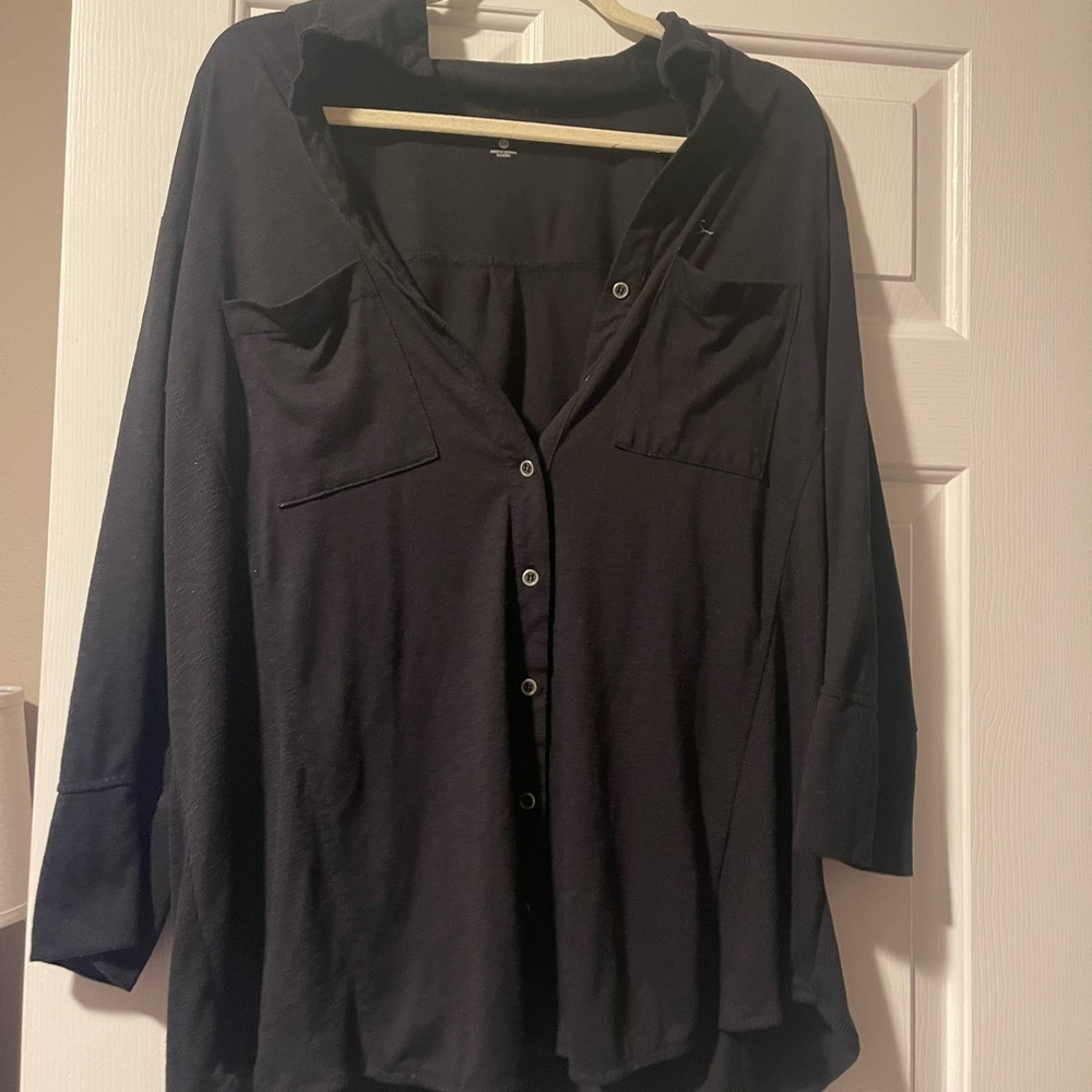 COPY - COPY - COPY - COPY - Black button up shirt